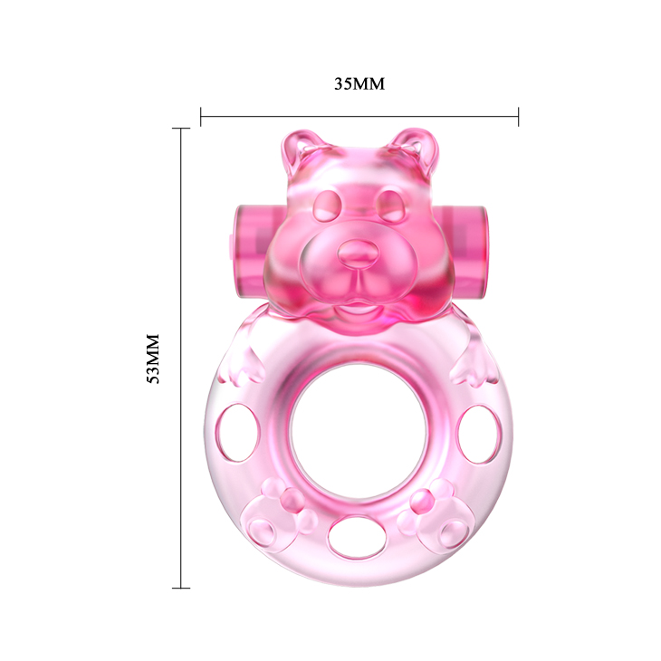Эрекционное кольцо с вибрацией Baile Pink Dog-Head фото 5 Эрекционное кольцо с вибрацией Baile Pink Dog-Head фото 5