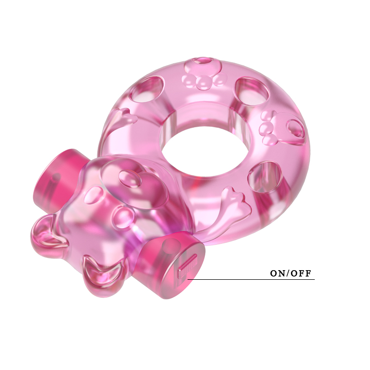 Эрекционное кольцо с вибрацией Baile Pink Dog-Head фото 8 Эрекционное кольцо с вибрацией Baile Pink Dog-Head фото 8