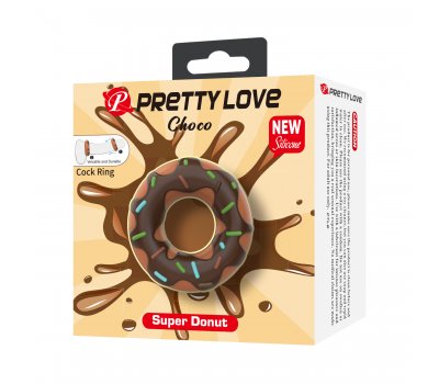 Эрекционное кольцо в виде пончика Pretty Love Choco фото 4 Эрекционное кольцо в виде пончика Pretty Love Choco фото 4