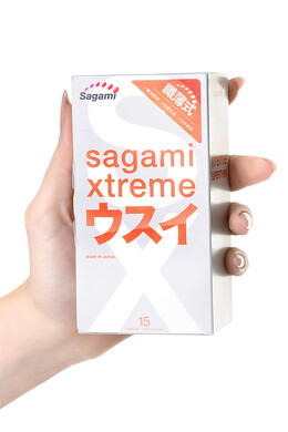 Презервативы латексные ультратонкие Sagami Xtreme Superthin (15 шт) фото 2 Презервативы латексные ультратонкие Sagami Xtreme Superthin (15 шт) фото 2