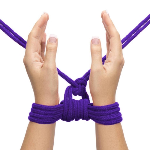 Пурпурная веревка для бондажа Fetish Bondage Rope 10 метров фото 5 Пурпурная веревка для бондажа Fetish Bondage Rope 10 метров фото 5
