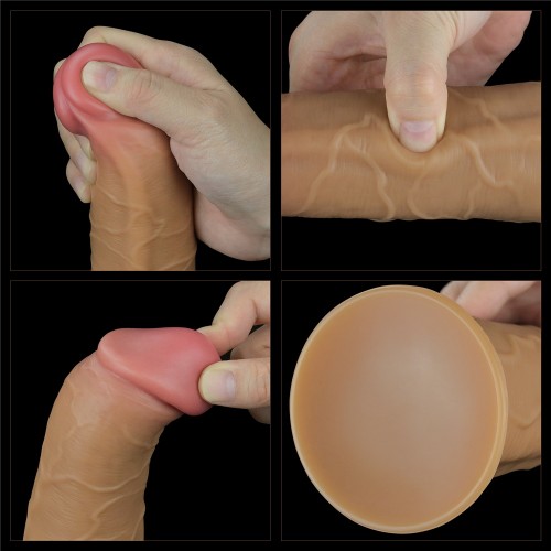 Реалистичный вибратор с ротацией Dual Layered Silicone Rotator 21 см фото 8 Реалистичный вибратор с ротацией Dual Layered Silicone Rotator 21 см фото 8