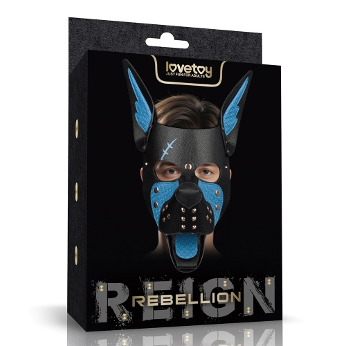 Маска из искусственной кожи Rebellion Reign Scarred Alpha Pup Маска из искусственной кожи Rebellion Reign Scarred Alpha Pup