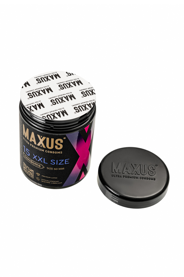 Презервативы Maxus XXL увеличенного размера в пластиковом кейсе (15 шт) фото 3 Презервативы Maxus XXL увеличенного размера в пластиковом кейсе (15 шт) фото 3
