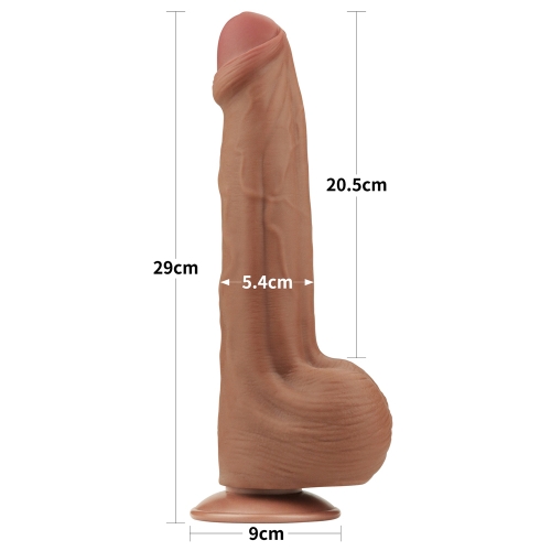 Реалистичный фаллоимитатор на присоске Sliding Skin Dual Layer Dong 29 см фото 2 Реалистичный фаллоимитатор на присоске Sliding Skin Dual Layer Dong 29 см фото 2
