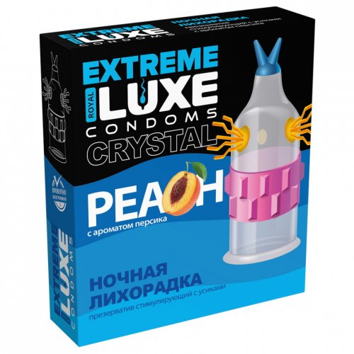 Презерватив Luxe Extreme Ночная Лихорадка с ароматом персика 1 шт Презерватив Luxe Extreme Ночная Лихорадка с ароматом персика 1 шт