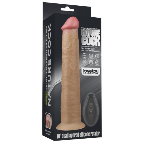 Реалистичный вибратор с ротацией Dual Layered Silicone Rotator 25 см фото 12 Реалистичный вибратор с ротацией Dual Layered Silicone Rotator 25 см фото 12