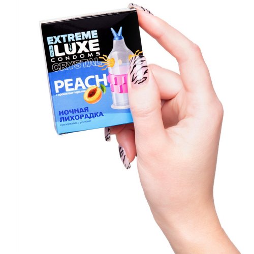 Презерватив Luxe Extreme Ночная Лихорадка с ароматом персика 1 шт фото 2 Презерватив Luxe Extreme Ночная Лихорадка с ароматом персика 1 шт фото 2