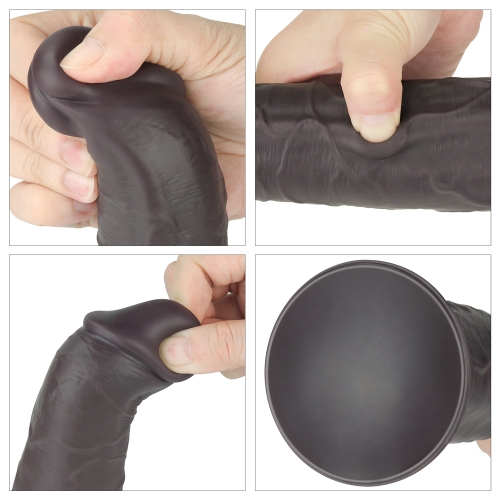 Реалистичный фаллоимитатор Dual Layer Silicone Nature Cock 20 см фото 4 Реалистичный фаллоимитатор Dual Layer Silicone Nature Cock 20 см фото 4