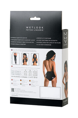 Боди Glossy Kiara из материала Wetlook, M фото 6 Боди Glossy Kiara из материала Wetlook, M фото 6