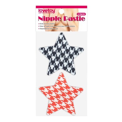 Набор пэстисов для груди в форме звезд Stars Nipple Pasties Набор пэстисов для груди в форме звезд Stars Nipple Pasties