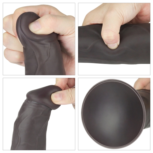 Реалистичный вибратор с ротацией Dual Layered Silicone Rotator 23 см фото 5 Реалистичный вибратор с ротацией Dual Layered Silicone Rotator 23 см фото 5