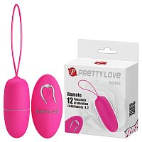Виброяйцо с пультом Pretty Love Selkie Розовое