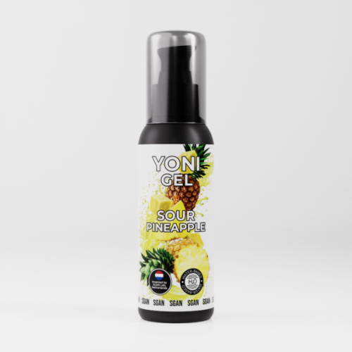 Лубрикант для орального секса со вкусом кислого ананаса SGAN YONI GEL (100 мл)