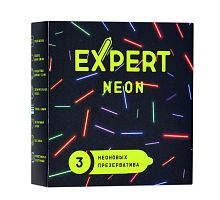 Презервативы светящиеся EXPERT Neon (3 шт)