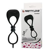 Двойная утяжка (лассо) на пенис с вибрацией Locker Pretty Love