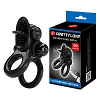 Двойное эрекционное виброкольцо Pretty Love 