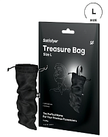 Мешочек для хранения игрушек черный Treasure Bag, L Satisfyer 