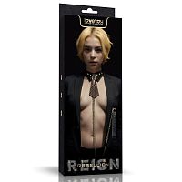 Ошейник-галстук из искусственной кожи Rebellion Reign Collar