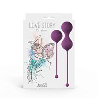 Набор лавандовых вагинальных шариков Love Story Carmen