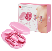 Набор виброклипс с электростимуляцией и пробкой в кейсе Pretty Love Surprise Box