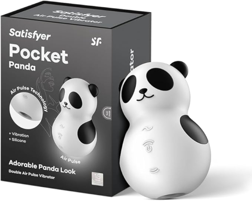 Вакуумно-волновой вибратор Pocket Panda Satisfyer Вакуумно-волновой вибратор Pocket Panda Satisfyer