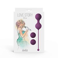 Набор вагинальных шариков лавандовый Love Story Diva