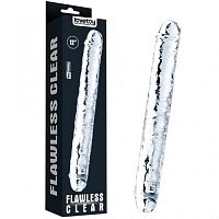 Двойной фаллоимитатор Lovetoy Flawless Clear Double Dildo 30 см