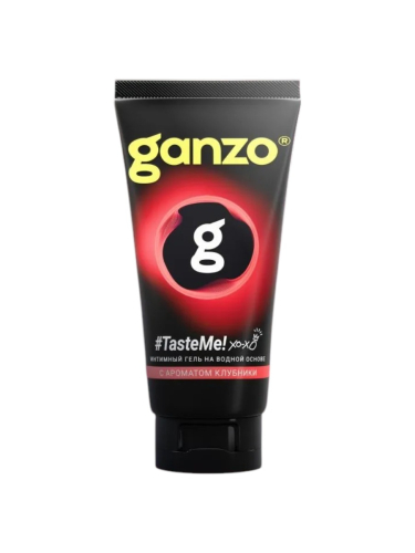 Интимная смазка на водной основе со вкусом клубники GANZO Taste me (200 мл) Интимная смазка на водной основе со вкусом клубники GANZO Taste me (200 мл)
