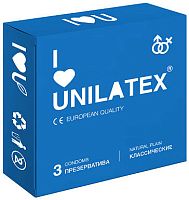 Презервативы классические Unilatex Natural Plain (3 шт)