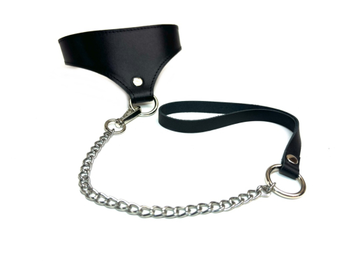 Ошейник с поводком BDSM Арсенал Black Phoenix Ошейник с поводком BDSM Арсенал Black Phoenix