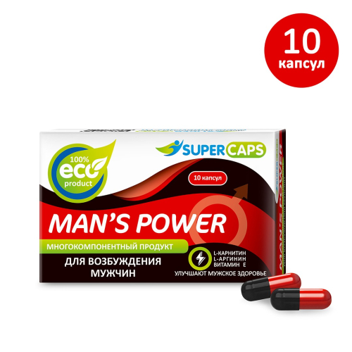 Средство возбуждающее Man's Power 10 капсул Средство возбуждающее Man's Power 10 капсул