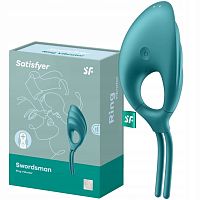 Эрекционное кольцо с вибрацией Swordsman Satisfyer 
