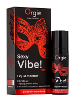 Жидкий вибратор с разогревающим эффектом ORGIE Sexy Vibe Hot 15 мл