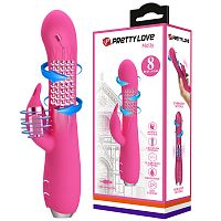 Вибратор-кролик с ротацией Pretty Love Molly Розовый
