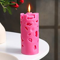 Свеча ароматическая декоративная "Ажурная" Пион (6*12 см)
