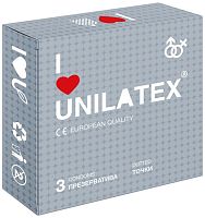 Презервативы с точечной поверхностью Unilatex Dotted (3 шт)