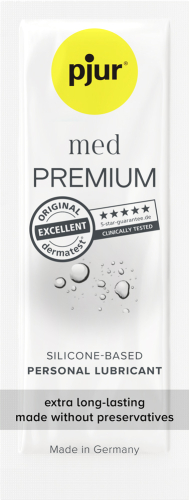 Гипоаллергенный силиконовый лубрикант pjur Med Premium glide (1,5 мл)