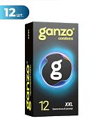 Презервативы увеличенные GANZO XXL 56мм гладкие (12 шт)