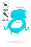 Виброкольцо голубое на пенис A-toys Sair