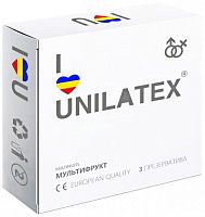 Презервативы цветные ароматизированные Unilatex Multifruts (3 шт)