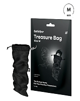 Мешочек для хранения секс игрушек черный Treasure Bag M Satisfyer 