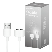 Кабель для зарядки вибромассажеров белый USB Charging Cable Satisfyer