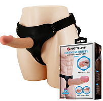 Страпон с трусами Pretty Love Harness Briefs Stark 