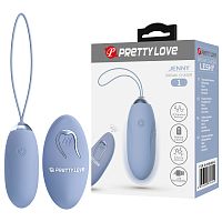 Виброяйцо с пультом Pretty Love Jenny Голубое