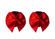 Пэстисы красные с бантиком Burlesque Blaze