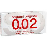 Полиуретановые презервативы Sagami Original 0,02 (2 шт)