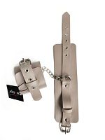 Наручники из натуральной кожи бежевые Erotoys Fetish line, Ero-130Br