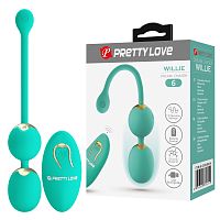 Вагинальные шарики с вибрацией и пультом Pretty Love Willie