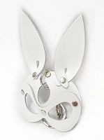 Брелок из натуральной кожи Rabbit белый Erotoys, Ero-155w
